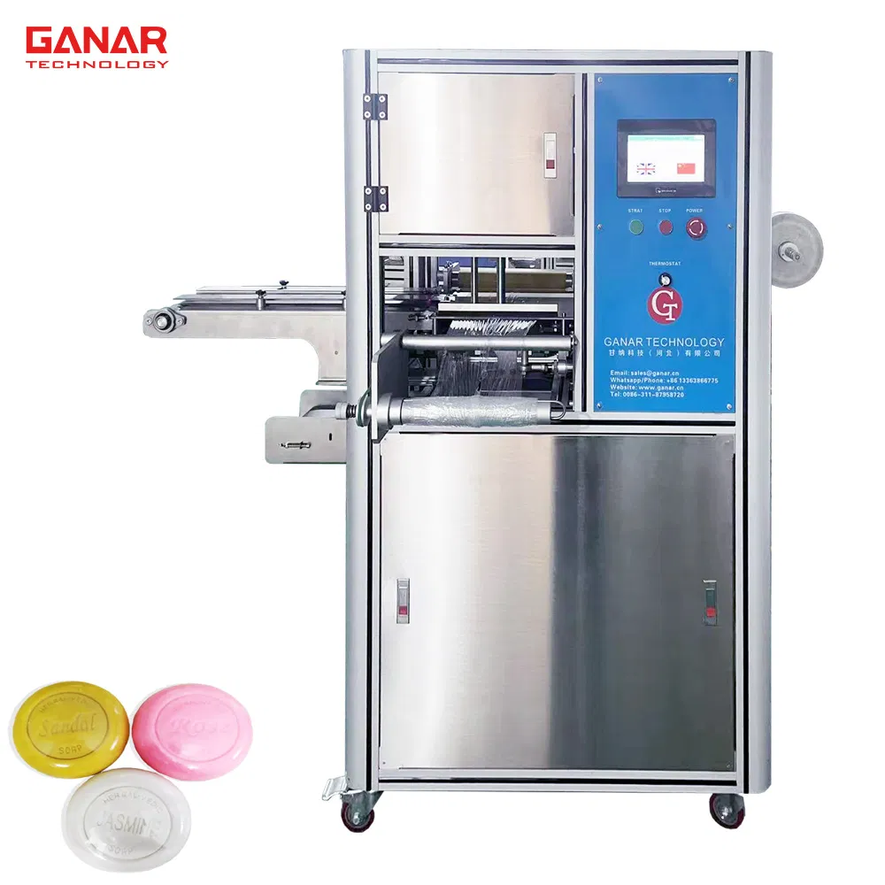 Automatic Cling Stretch Film Handmade Soap Shrink Packaging Shrink Wrapping Machine