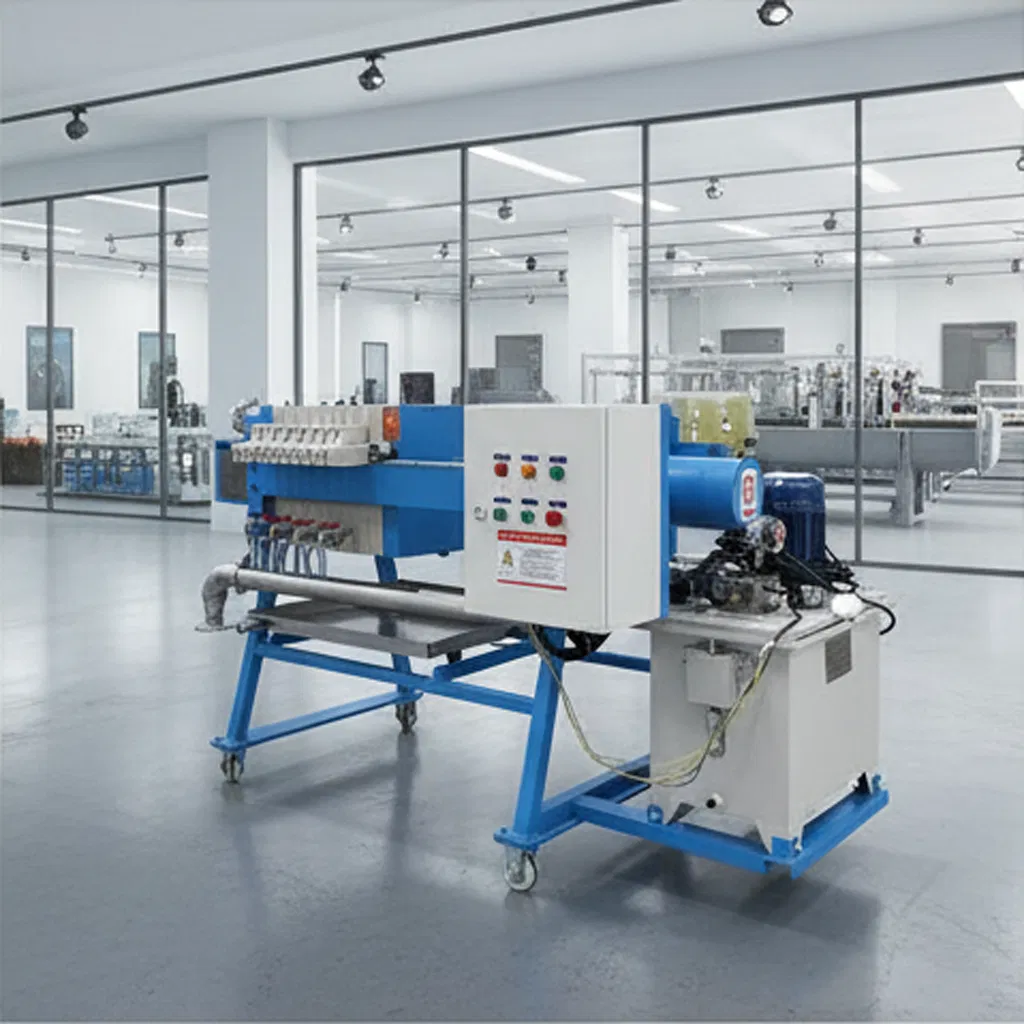 Filtropressa manuale per laboratori di ricerca e filtrazione a basso volume