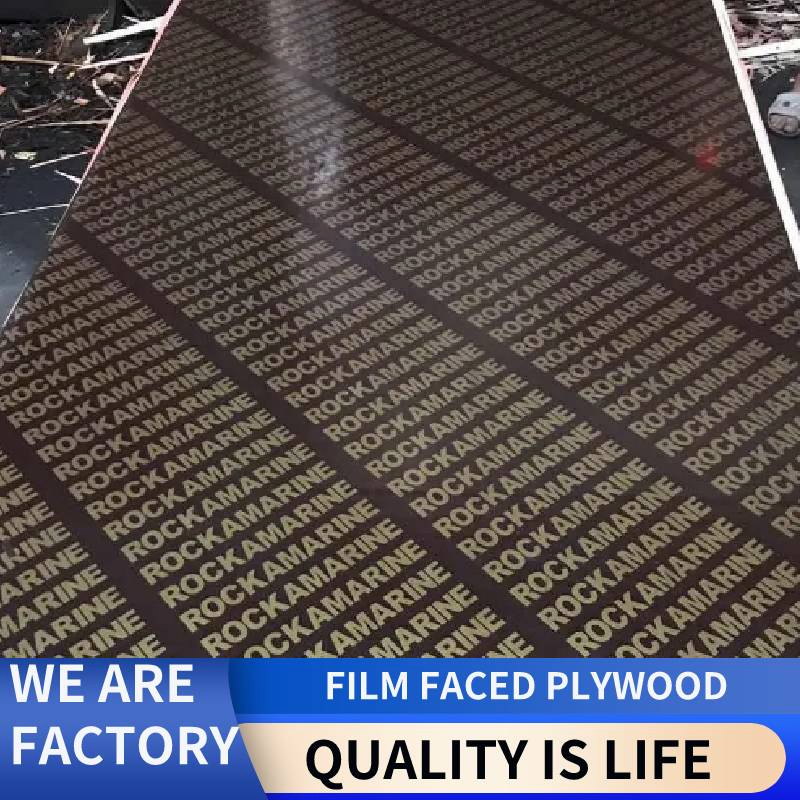 Black Waterproof Wear-Resistant Film Faced Plywood for Concrete Formwork