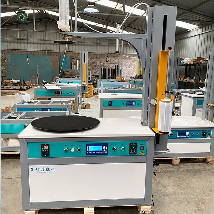 Máquina de embalaje automática Zd1000-St con función de pesaje, máquina de embalaje de plástico con film estirable