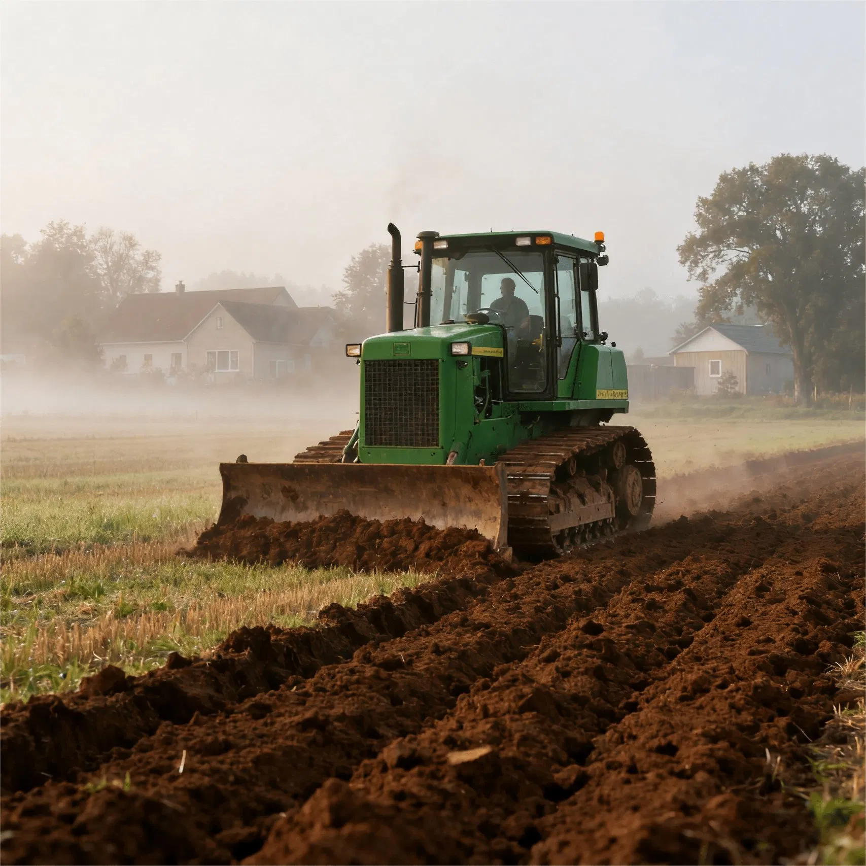 Used Crawler Bulldozer - Well-Maintained Heavy Machinery