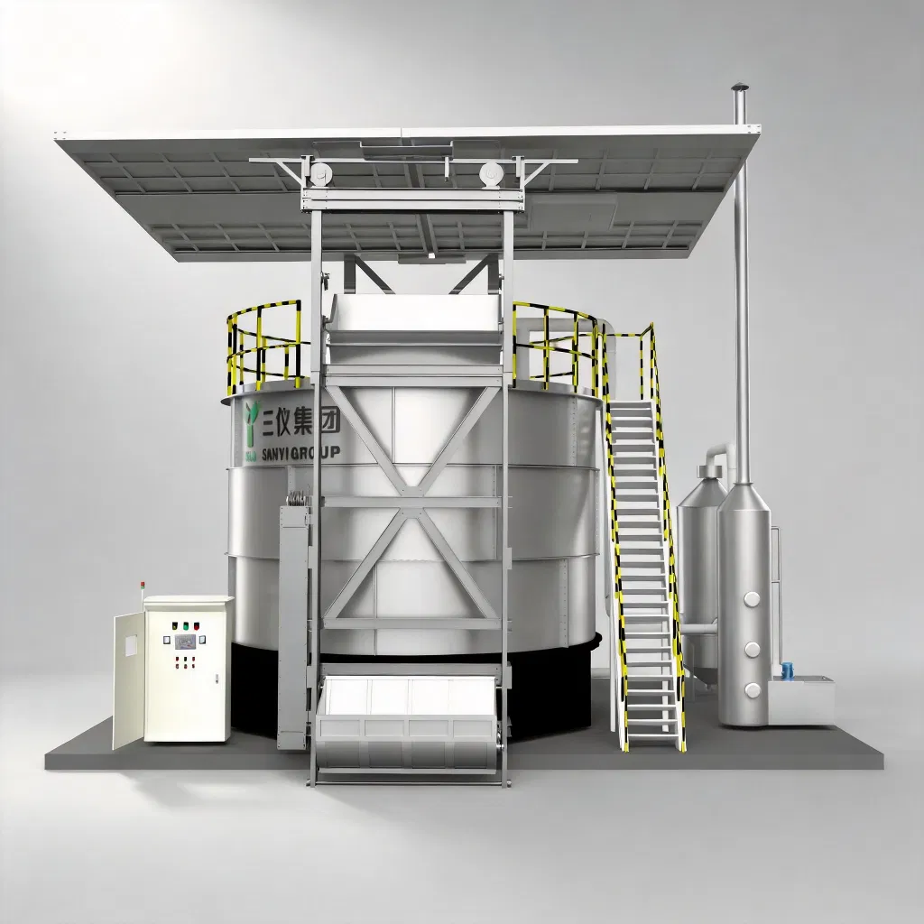 100 Cubic Meter Composting Tank Fermentation Tank for Manure Fertilizer