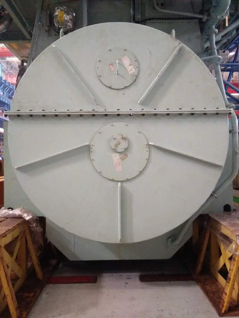 Carter de volant moteur en acier lourd soudé pour moteur diesel marin, fabrication personnalisée OEM ODM