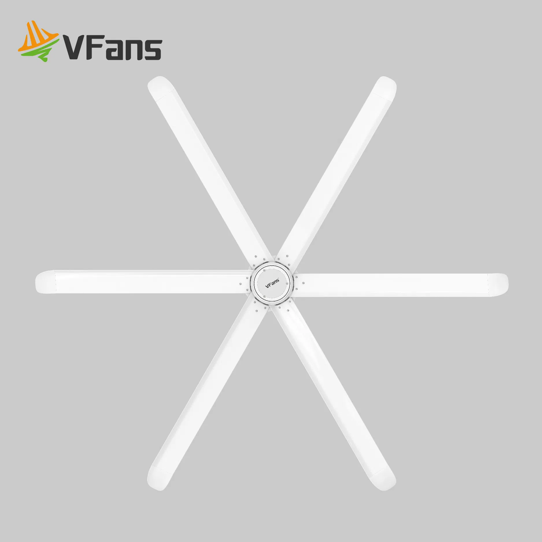 Vfans 6 Aluminium Blades PMSM HVLS Adjustable Speed Ventilator Fan for Garage
