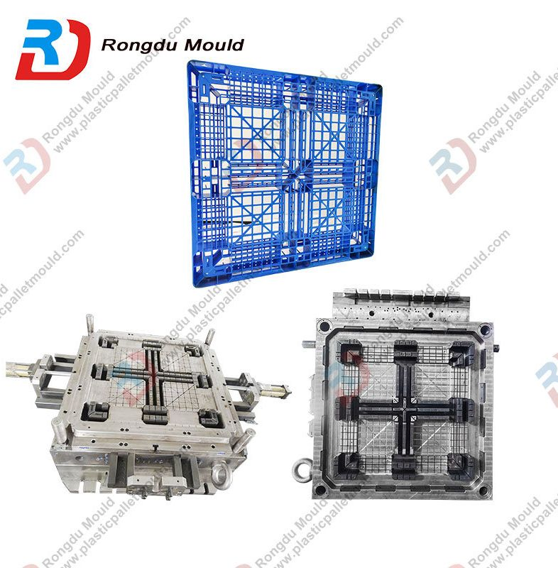 1100*1100*150mm Rongdu Mould Lightable Window Plastic Pallet Mold