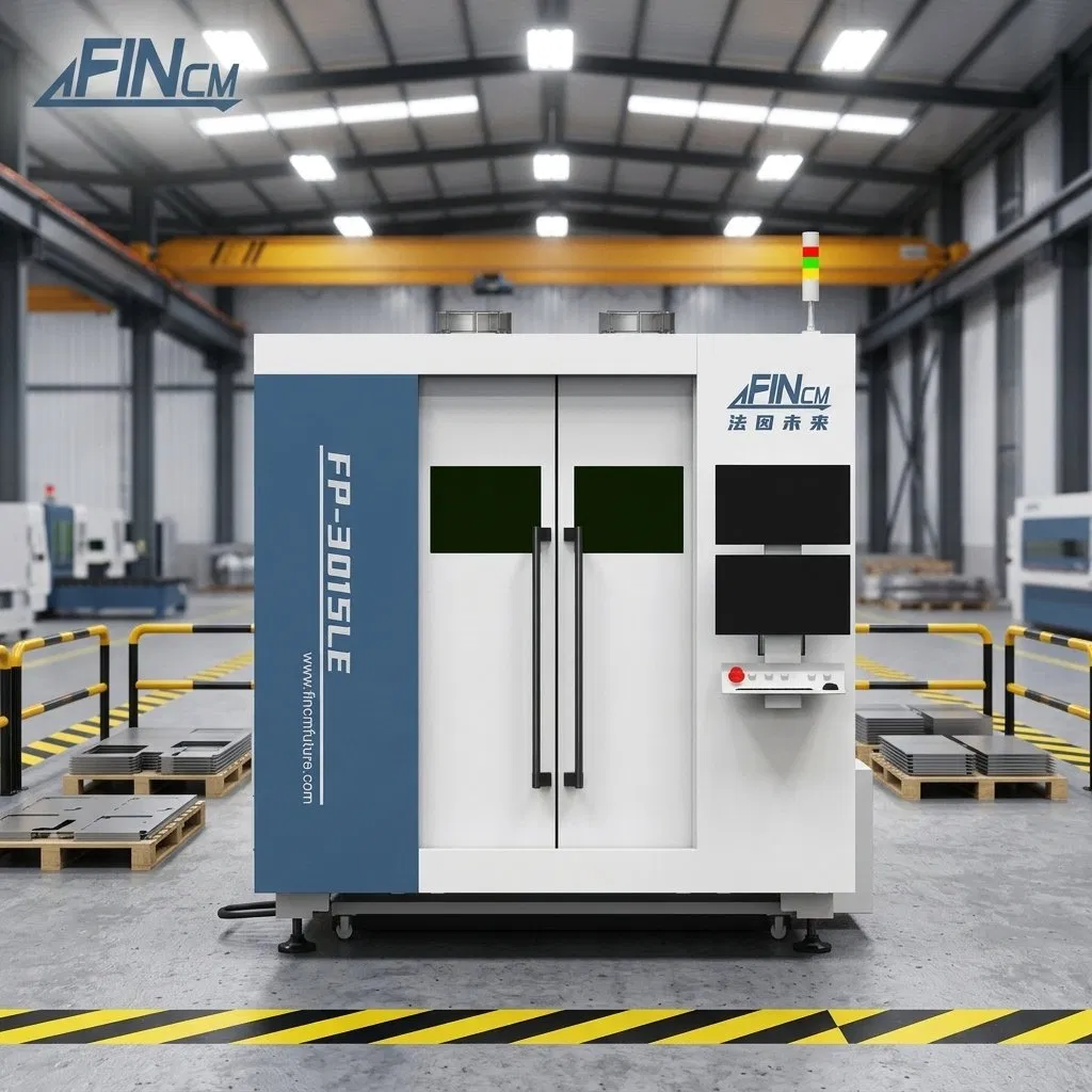 Fincm 12kW High Power 3015 Fiber Laser Cutting Machine for Metal Sheet Thick Plate
