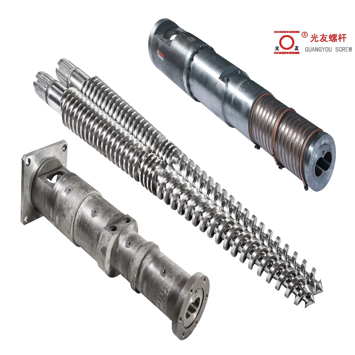 WPC SPC Floor Wear Resistant Bimetallic Conical Twin Screw and Barrel