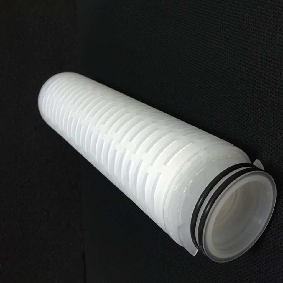 0.1 Micron PP/Glass Fiber Membrane Pleated Water Filter Cartridge for Water Treatment