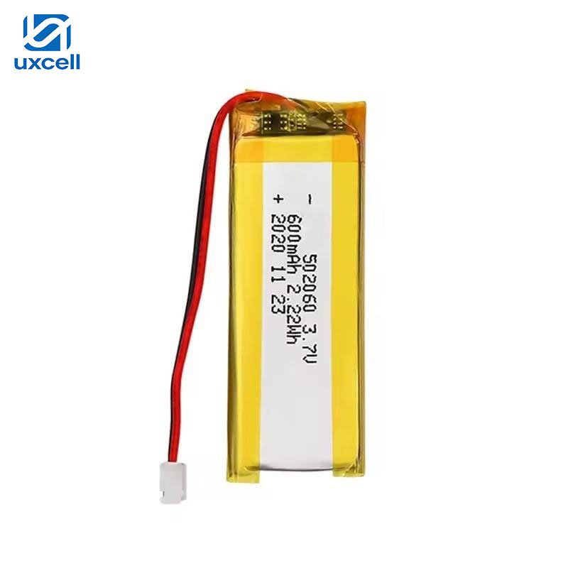 Consumer Electronics 502060 600mAh 3.7V Rechargeable Battery for Medical Equipment