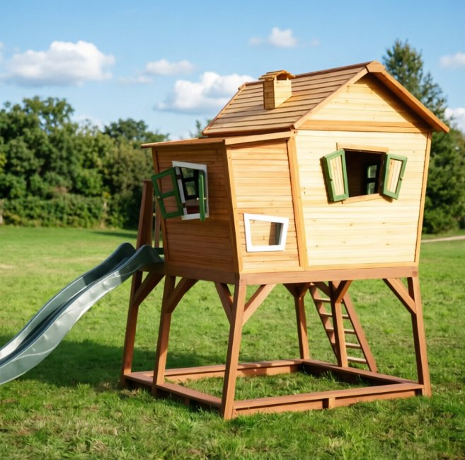 Portal Frame Wooden Garden Shed Playhouse