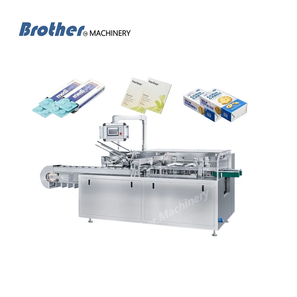Machine de mise en carton automatique complète, multivoie, à servo-entraînement, de haute capacité, précise et efficace