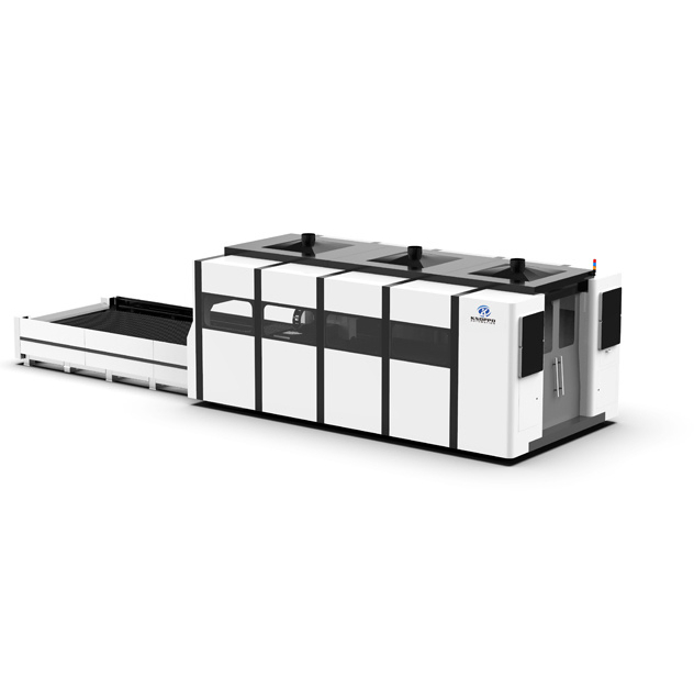 Faserlaser-Schneidemaschine 6000W mit Wechseltisch