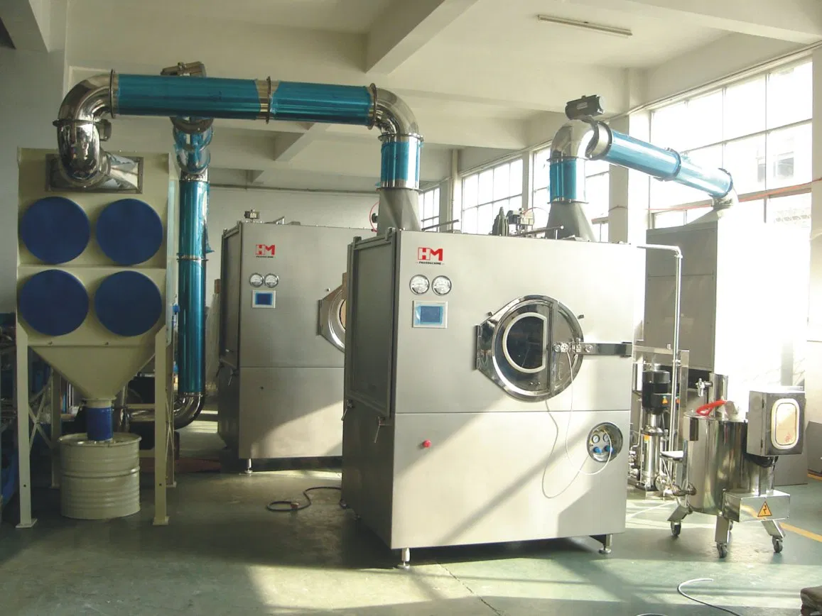 High-Efficiency Tablet Coating Machine with Negative Pressure Control