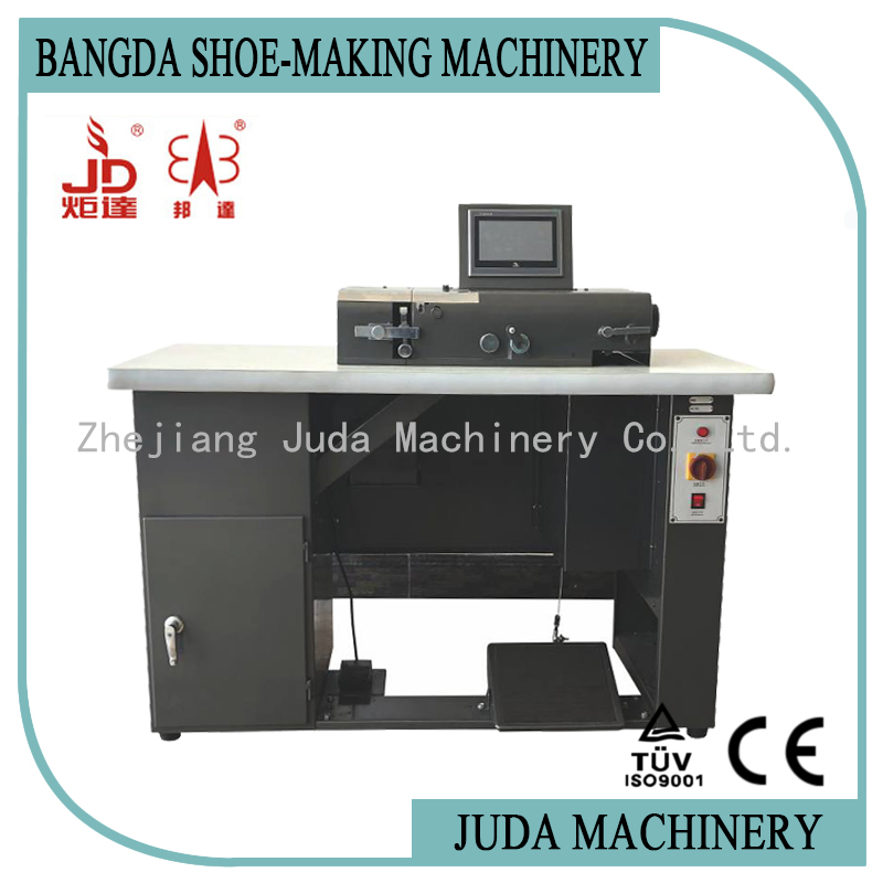 Computerized Round Knife Leather Edge Skiving Machine for Shoe and Bag Making