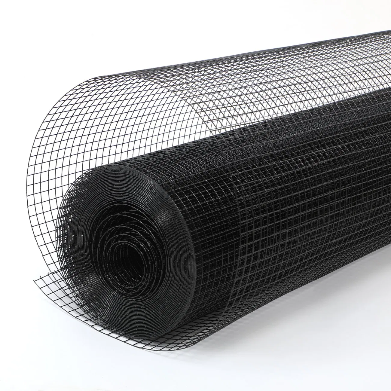 Black Hardware Cloth 1/2 Inch 19 Gauge 48" x 100' PVC Coated Welded Wire Mesh