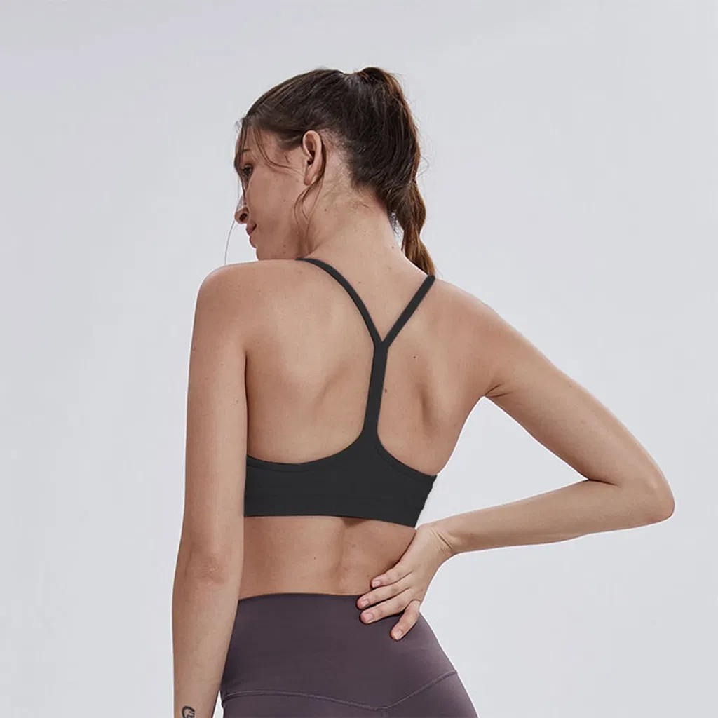 Y-Shaped Strapless Backless Sports Bra