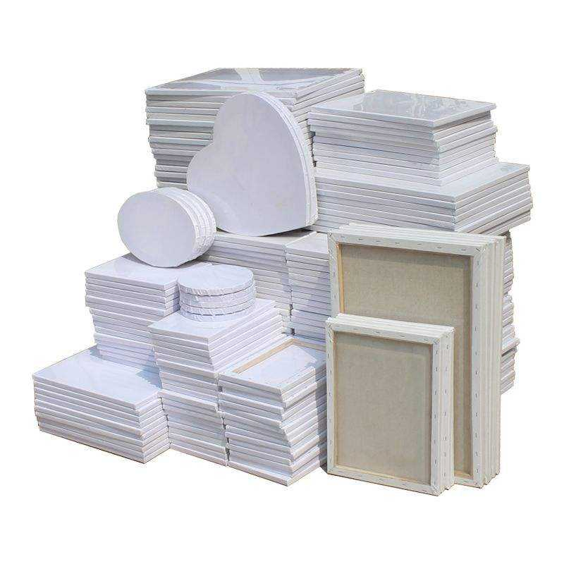 OEM Professional 100% Linen Wood Framed Stretched Artist Art Painting Canvas Blank