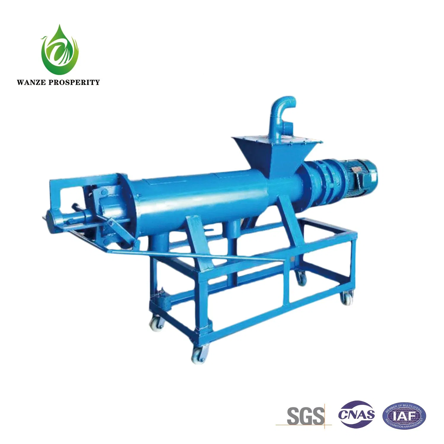 Screw Separator for Manure Dewatering Equipment in Aquaculture Farms Waste Water Grinder