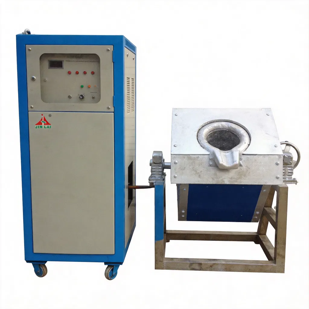 Industrial Electric Induction Melting Furnace for Copper Steel Gold Aluminum