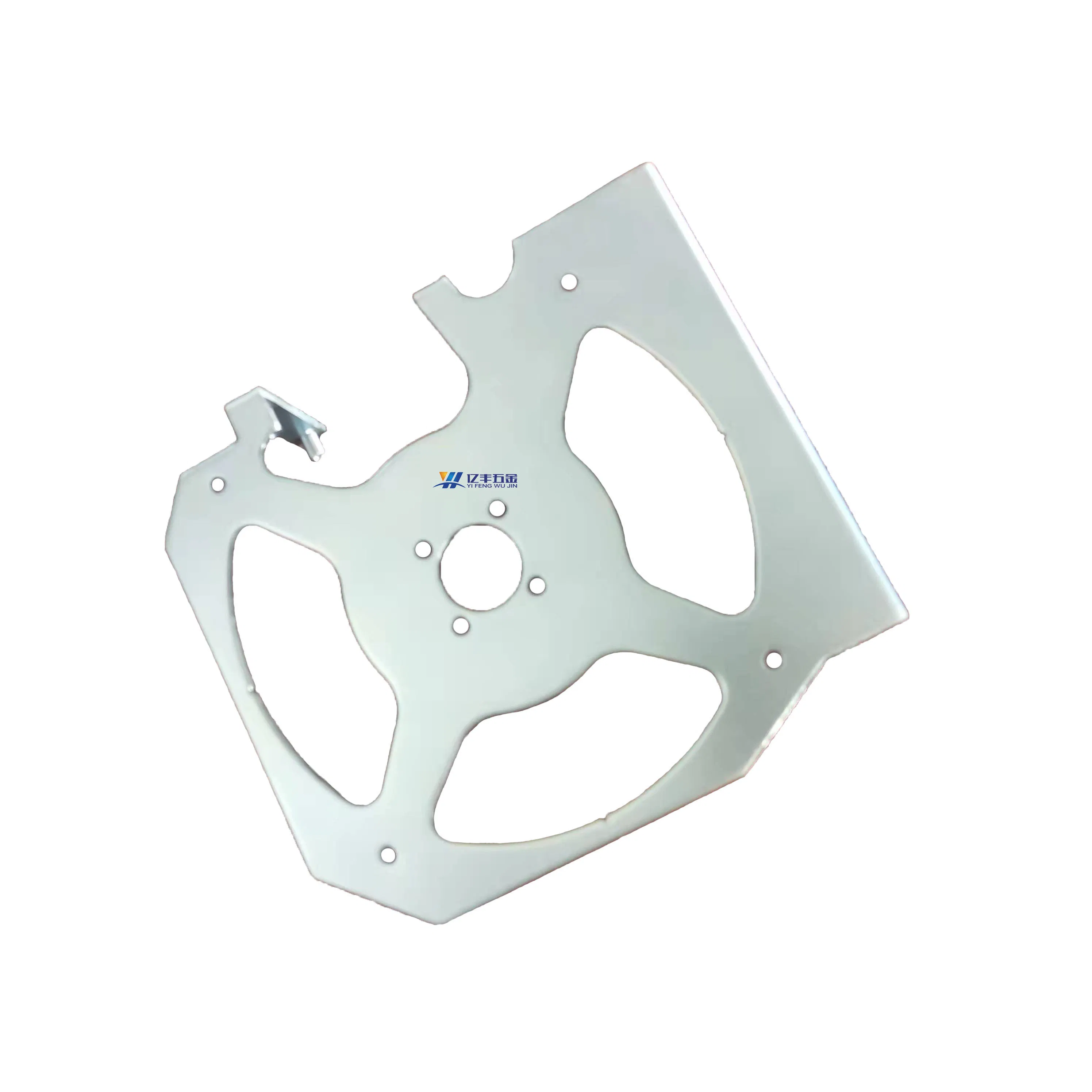 Pièce estampée en acier au carbone sur mesure, support/couvercle/étagère métallique par électroplage