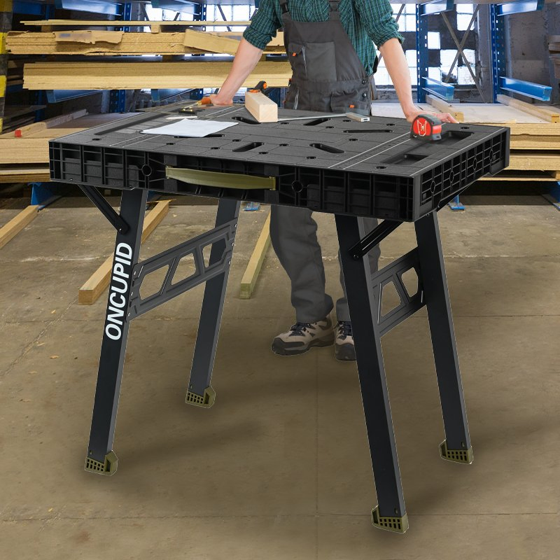 Factory Price Newest Durable 4 in 1 Portable Wood Working Workbench Worktable for Workshop