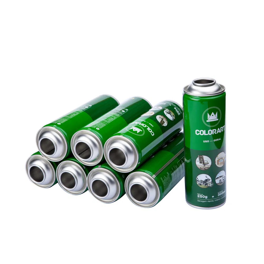 Lattina Spray Aerosol Vuota in Alluminio Personalizzabile