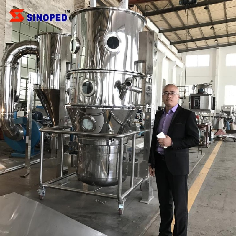 Multifunktionale Wirbelschichttrocknungsanlage Pulverbeschichtung Dampfkessel Wirbelschichtgranulator Maschine