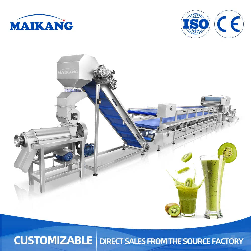 Multifunctional Juicing Production Line for Food Vegetable Fruit with SUS304