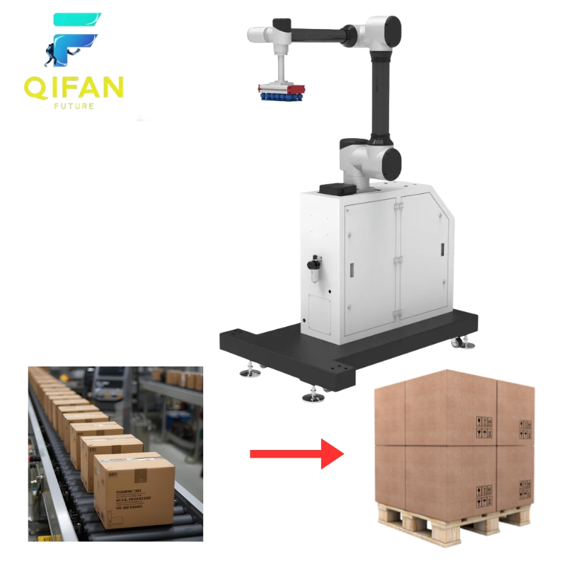 Cobot Palletizer for Industrial Manufacturing with Easy Programming