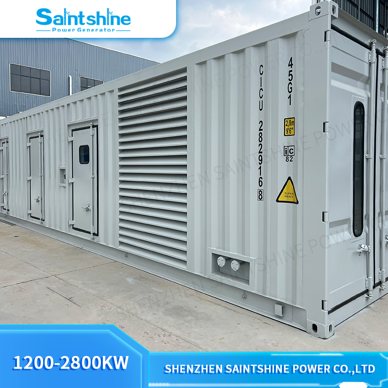 Saintshine 1250kVA 1500kVA 1875kVA 2000kVA Silent Type Genset Soundproof Container Containerized Power Generator Set