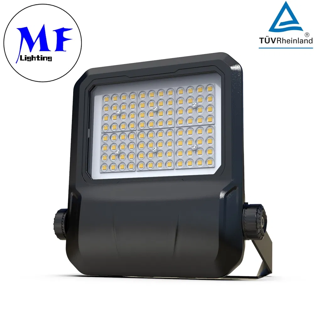 100W 150W 280W 140lm/W IP67 Waterproof LED Outdoor Flood Light for Sports Field, Park, Square, Factory, Garden
