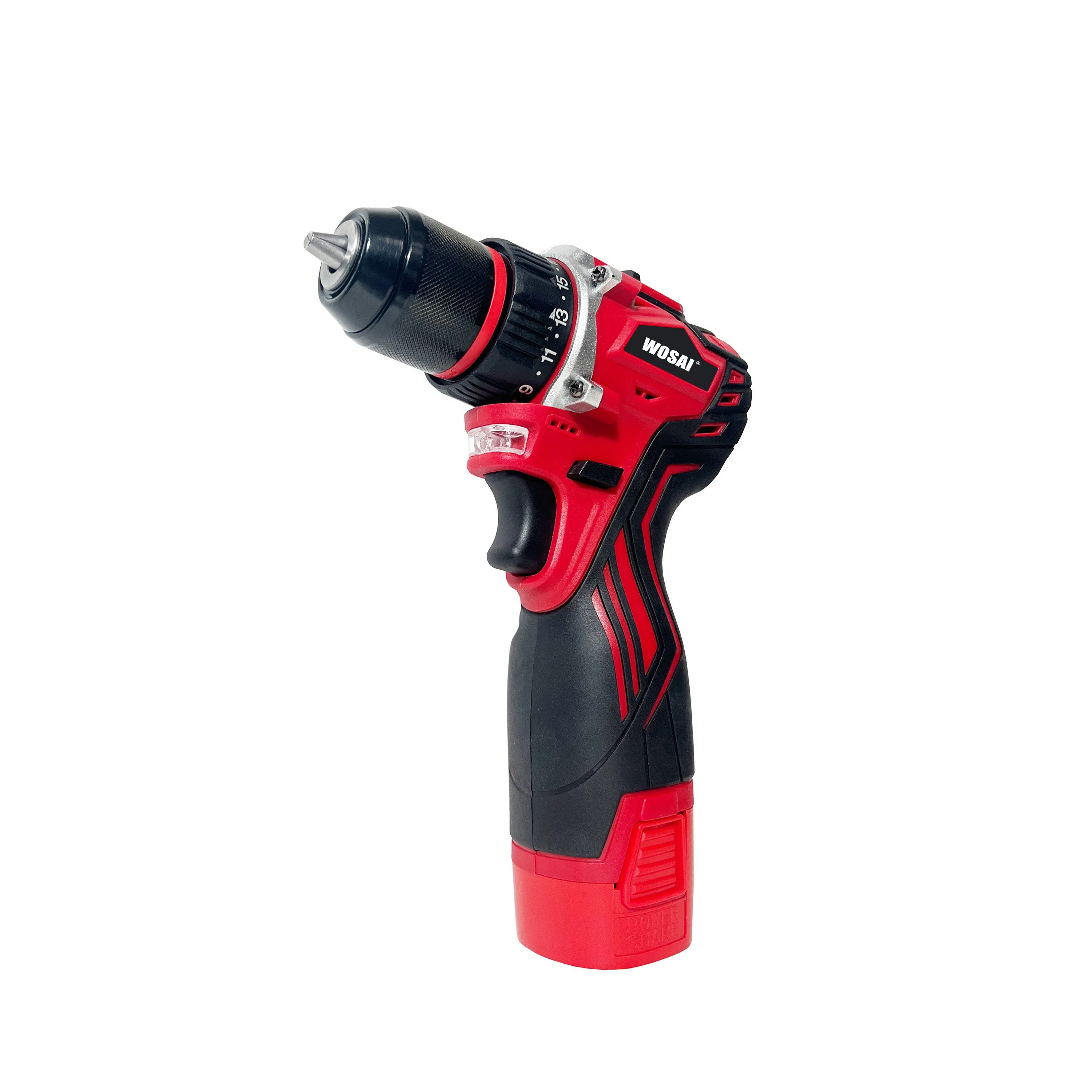 Wosai 16V Cordless Mini Lithium-Ion Battery Electric Screwdriver Brushless Power Drill