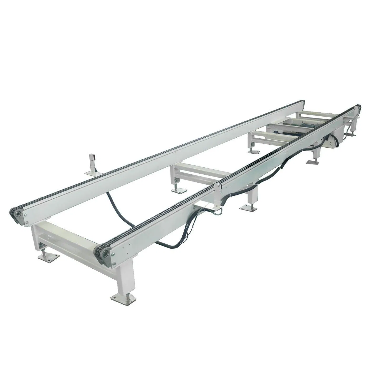 Chain Conveyor on Steel Silo with Catwalk for Supporting