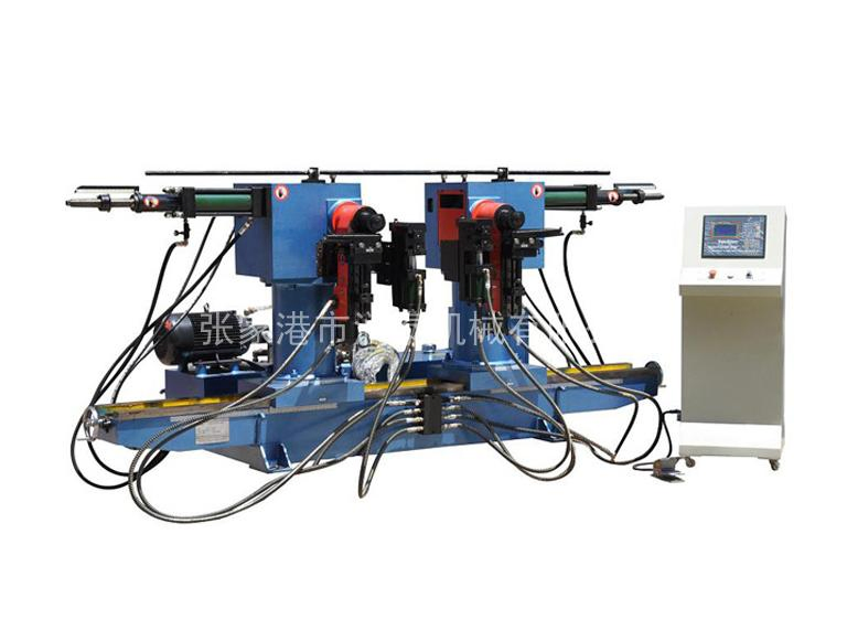 Hocheffiziente hydraulische Doppelkopf-Rohrbiegemaschine