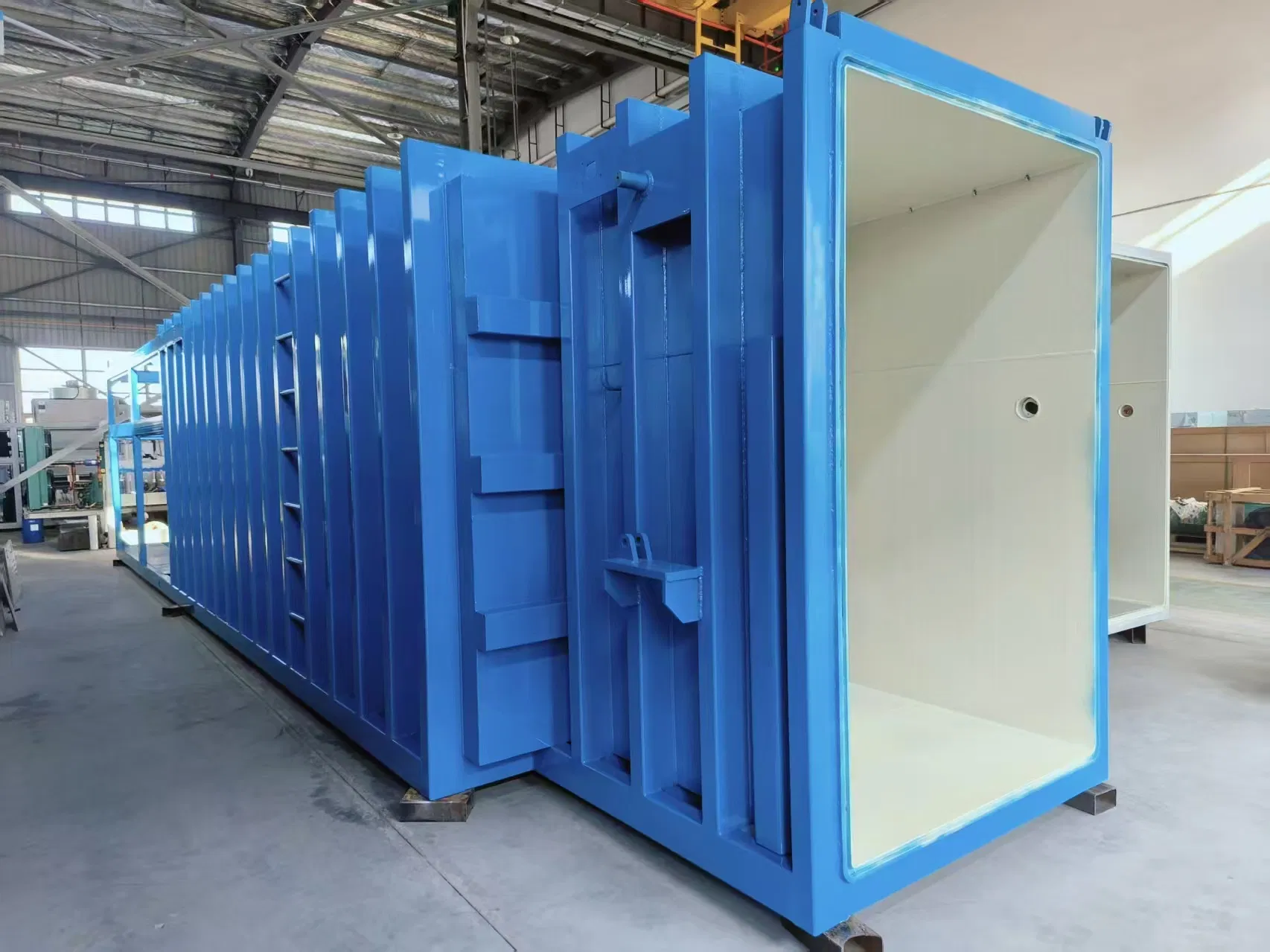 12 Pallets Auto Transport Conveyor Vegetable Agricultural Vacuum Cooler Machine