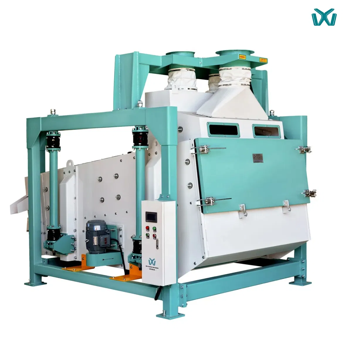 Rotary Vibrating Sieve Grain Cleaning Machine for Maize Beans Rapeseed Paddy Wheat