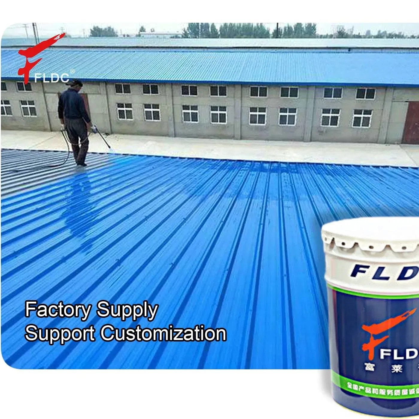 Primer per Tetti Metallici in Rivestimento di Poliurea Acrilica Blu