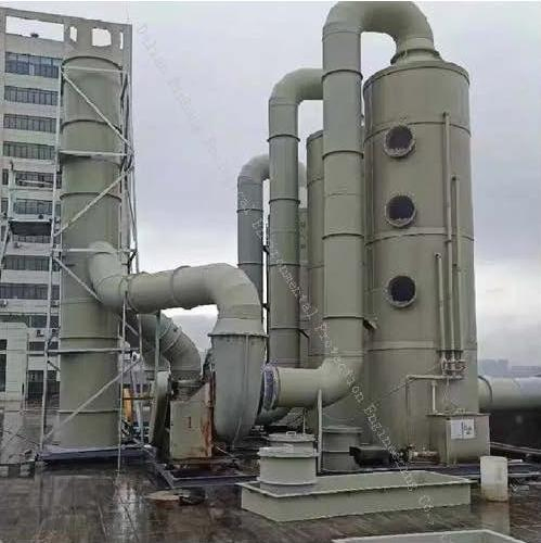 High-Efficiency Industrial Spray Tower for Exhaust Gas Treatment