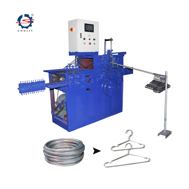 Machine automatique de fabrication de cintres en fil métallique