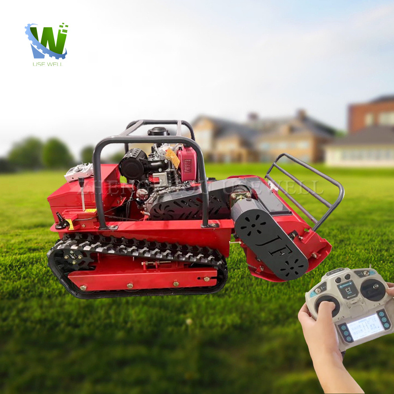 Fully Automatic Weeder Lawn Mower Crawler Remote Control Lawn Mower