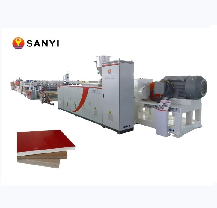 CE Certificate Twin Extruder High-Output 1200 Kgs/H PVC Eco Foam Board Production Line