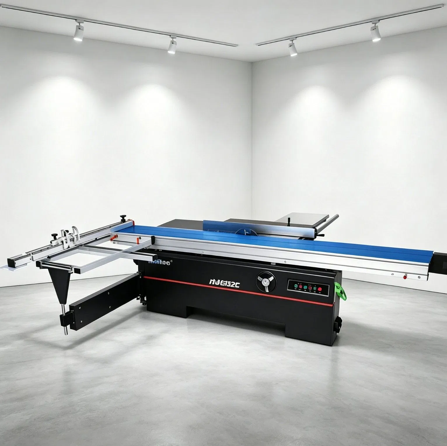 Scie à panneaux coulissante pour machine de découpe de panneaux mélaminés
