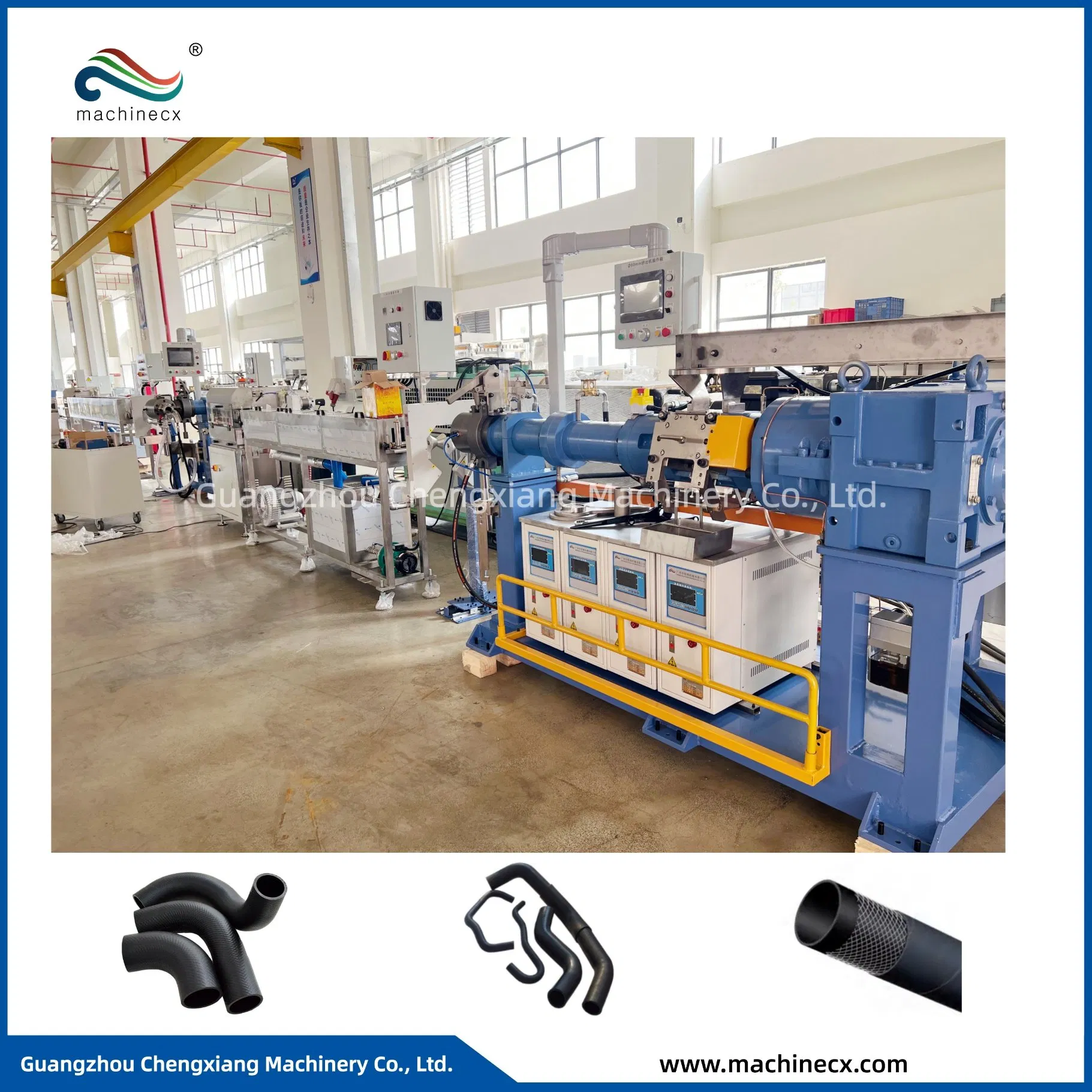 Rubber Knitting Hose Production Line / Automobile Heating System Hose Machine