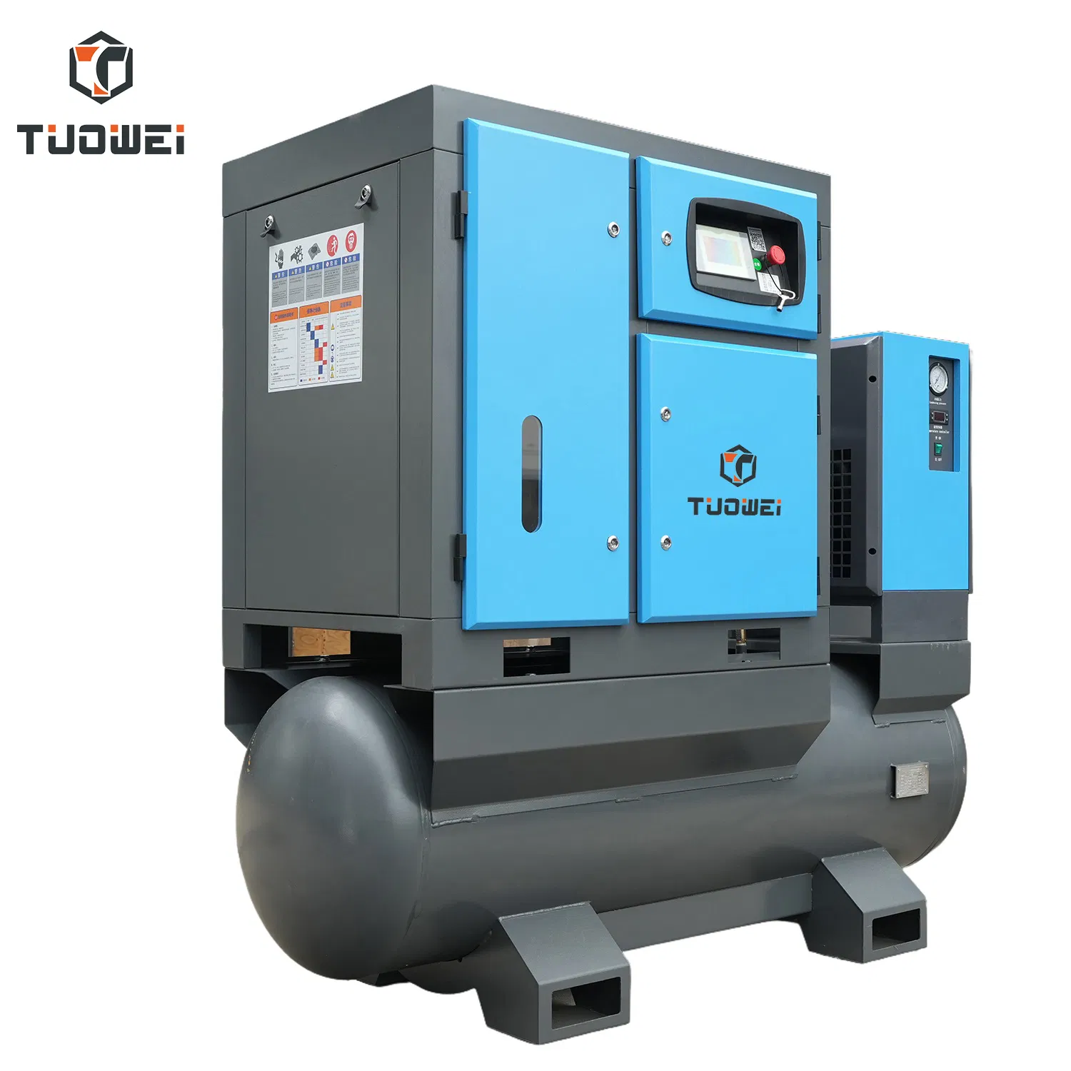 55kw 16bar Medium Pressure VSD Screw Air Compressor Aivter Variable Speed Energy Saving Type