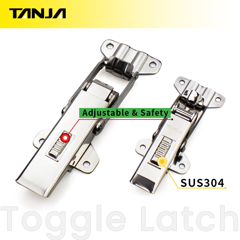 High Quality Industrial Machinery Self-Locking Stainless Steel Toggle Latch/Adjustable Draw Latch