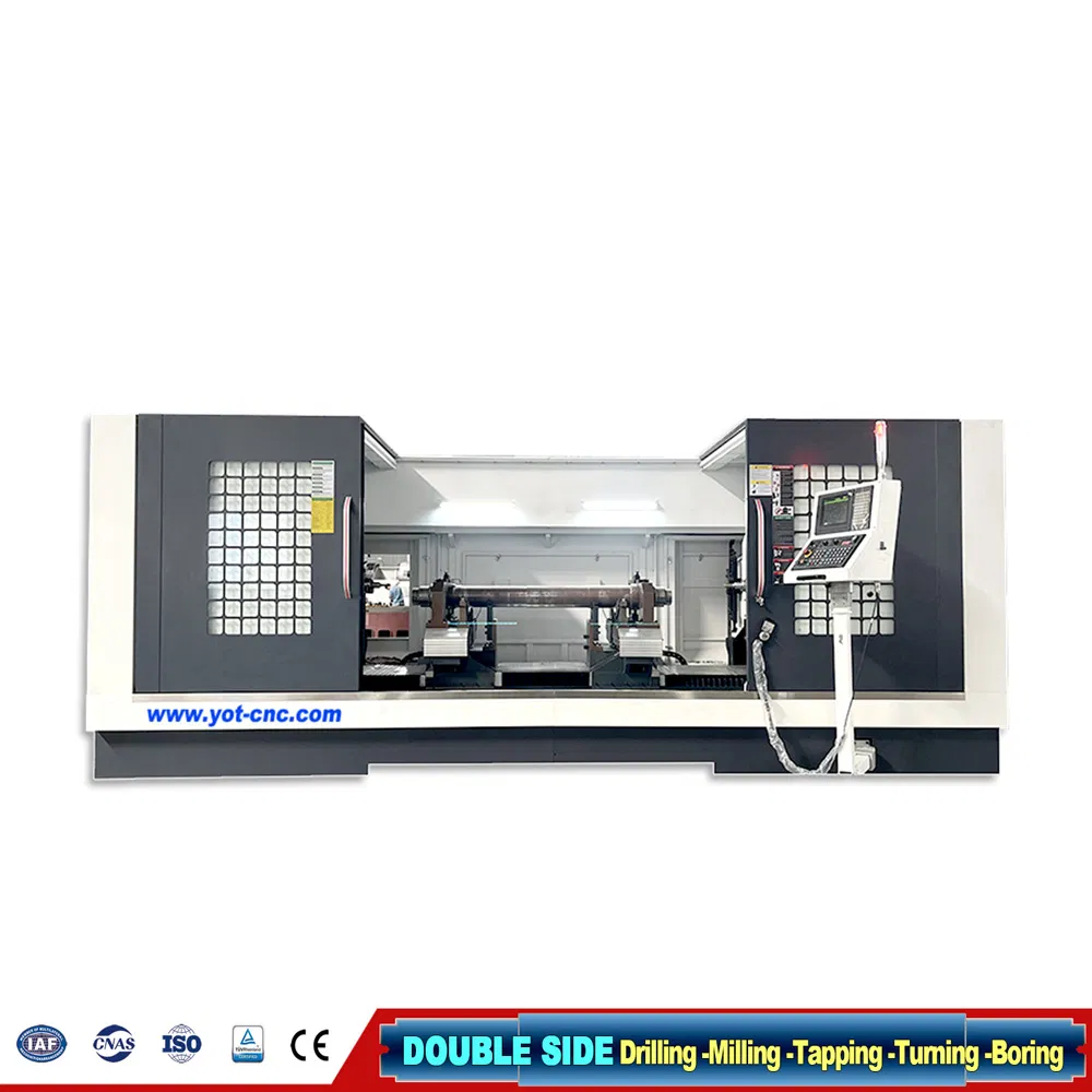 Double Side Spindle CNC Milling Machine with Drilling Tapping Automatic Cutting Tool Change
