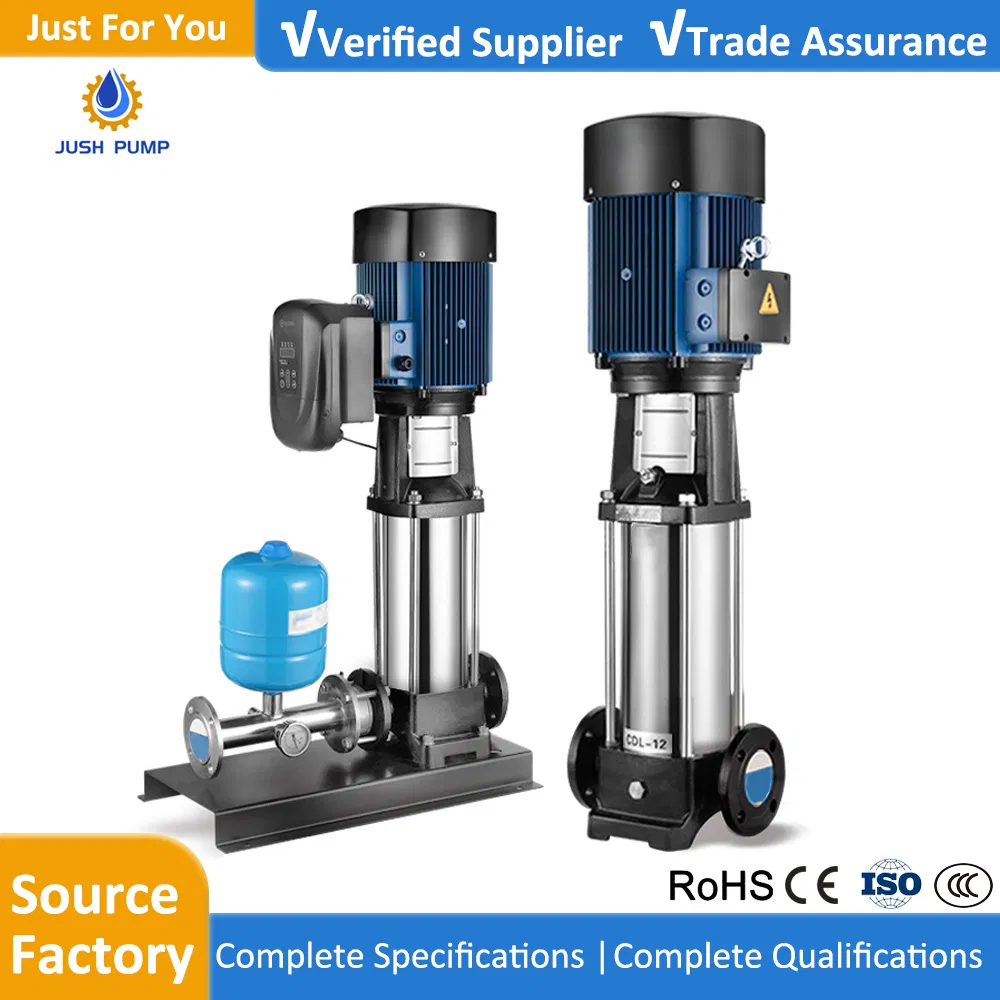 CDL(F) Stainless Steel Vertical Booster Water Pump Industrial High Pressure Multi-Stage Centrifugal Water Pump