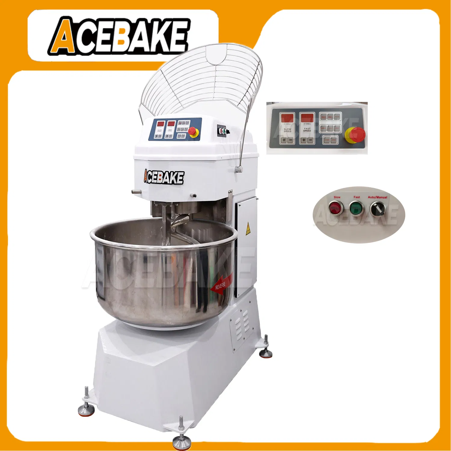 Spiral Dough Mixer for Cake Bread Baking