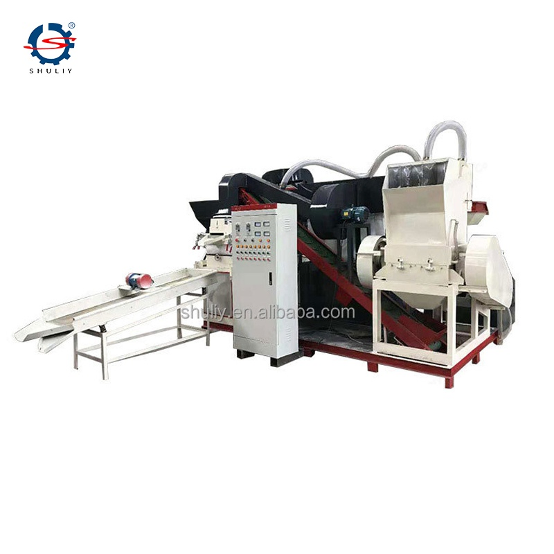 Copper and Plastic Separator Equipment Waste Copper Wires Recycling Plant Scrap Copper Wires Cable Crusher and Separator Machine
