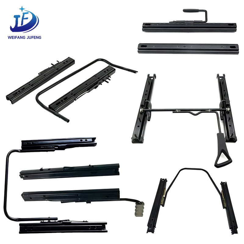 Universal Car Seat Double Slide Rail Manual Mechanism Slider Extension for Luxury Car, Bus, Truck